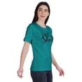 thumbnail image 2 of Inkmeso T-Shirt en Coton Col Rond Femme "I Got The Shot" Drôle pro-Vaccin, 2 of 8