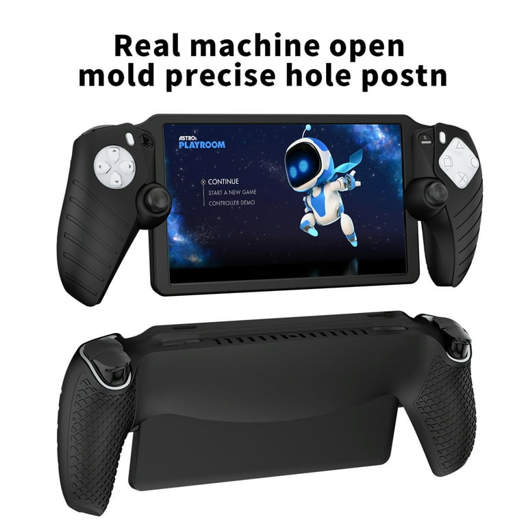 Silicone Case for PS5 Portal Remote Player Handheld- Protective Cover,  Ergonomic Design, (Clear White)