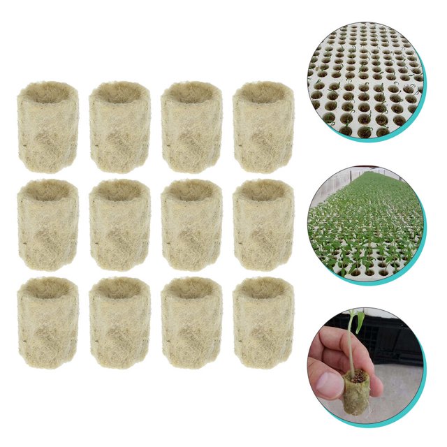 WEUVEB Lot de 50 Bouchons de Substrat Sans Sol pour Usage Intérieur pour Jardiniers