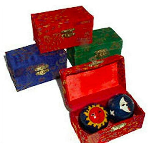 Chinese Celestial Health Balls w/Chimes -Stress Relief Sun & Moon