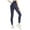 Dark Blue, variant on GEWSEY Leggings for Women, No See Through High Waisted Workout Yoga Leggings for Women (White, L)