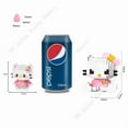 thumbnail image 3 of Sanrio Building Blocks Hello Kitty Bricks Kuromi Cinnamoroll Assembly Block Toys Cartoon Anime Figures Christmas Gift 05 no box, 3 of 5
