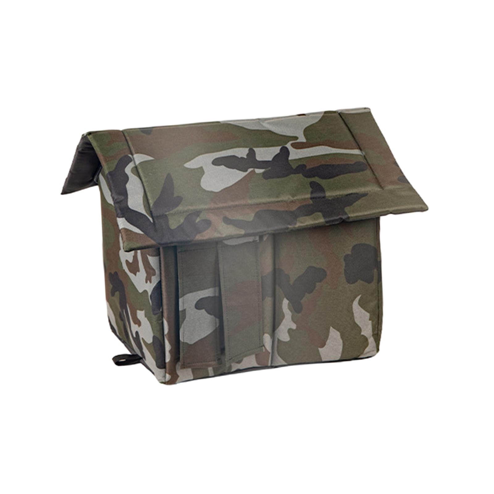 Cat Dog Tent Cabin Waterproof Bed Oxford Cloth Outdoor Feras Warm House L