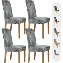 Chair Covers for Dining Room 4 Pack, Stretch Dining Chair Cover, Washable Spandex Kitchen Parsons Chair Slipcovers,Chair Covers for Home or Party