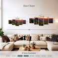 thumbnail image 3 of Elephant Stock Cerro Verde Volcano Wall Art - Horizontal Multi Panel Canvas - 5 Pieceliving Room Wall Decor - Photography Places Multi Panel - Green And Purple Decor - 42" x 19", 3 of 4