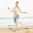 thumbnail image 5 of Bingfone Watercolor Sea Turtle Women's Sarong Swimsuit Cover Ups Bathing Suit Coverups Chiffon Beach Wrap Skirts, 5 of 7