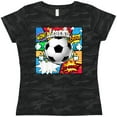thumbnail image 3 of Inktastic Soccer Superhero Women's T-Shirt, 3 of 5
