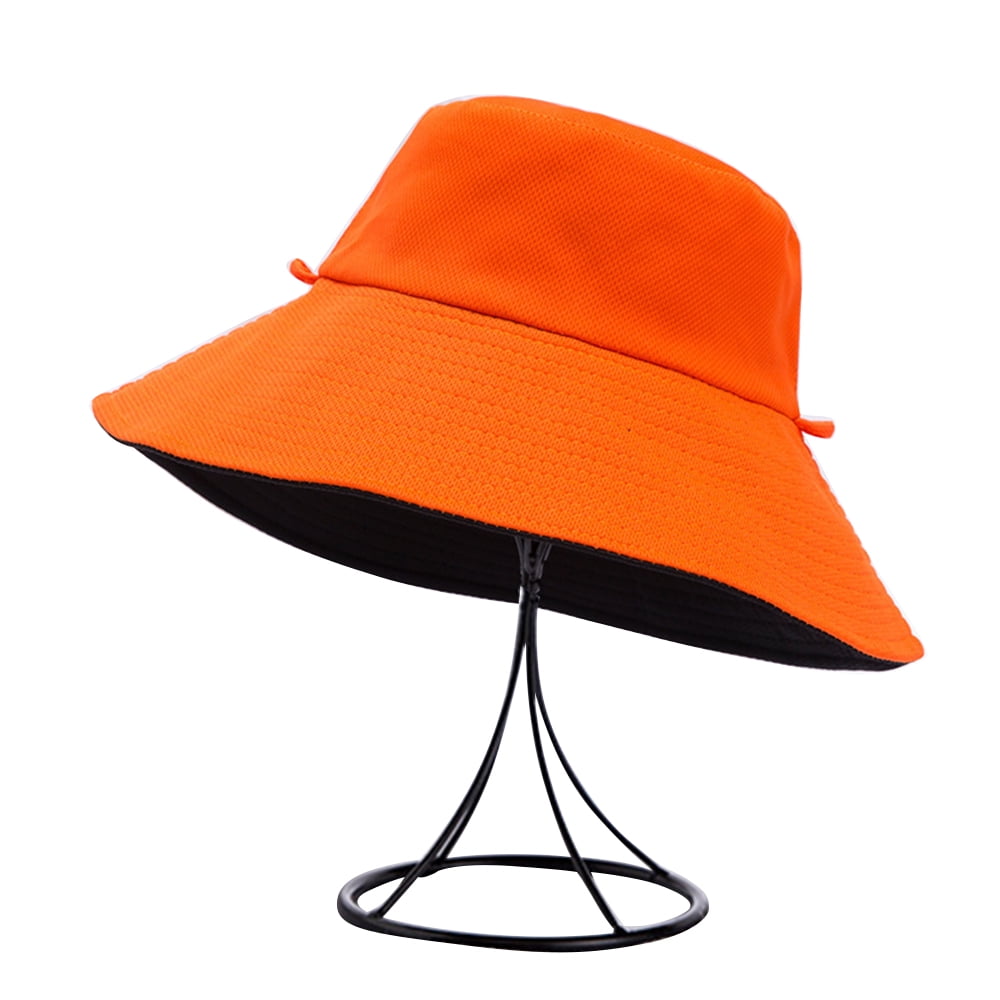 orange fishing hat