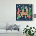 thumbnail image 3 of Trademark Fine Art 'Lovely Llamas III Christmas' Canvas Art by Mary Urban, 3 of 4