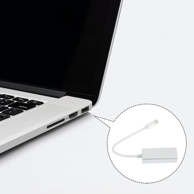 Toddmomy 1Set Ethernet Adapter for PC USB C to Ethernet Compact Simplified Design for Laptop Home Use