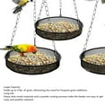 thumbnail image 3 of Bird Feeder, Ventilated Fine Mesh Iron Bird Feeder Platform Powder Coated Weather Resistant  for Yard, 3 of 7