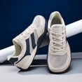 thumbnail image 2 of Men's Wide Toe Box Barefoot Sneakers, Extra Wide Fit Breathable Mesh Walking Shoes, Lightweight Casual Training Shoes for Wide Feet, Everyday Comfort Footwear, 2 of 9