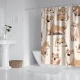 thumbnail image 2 of Shiba Inu Shower Curtain 72"x72" ,Bathroom Decorative Shower Curtains Set with 12 Hooks,Modern Waterproof Washable Shower Curtain, 2 of 6