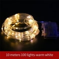 thumbnail image 2 of LED String Lights Outdoor, Battery Operated Rope Light ,Updated 39FT100 LEDs 8 Modes Waterproof Fairy Lights Dimmable/Timer with Remote for Christmas Halloween Holiday Decoration,Warm White, 2 of 6