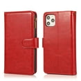 thumbnail image 4 of Allytech iPhone 11 Wallet Case, 9 Cards Holder Zipper Wallet Case for Women Men Shockproof Hand Strap Full Protective Flip Stand Case Cover for  Apple iPhone 11 6.1" -, 4 of 9