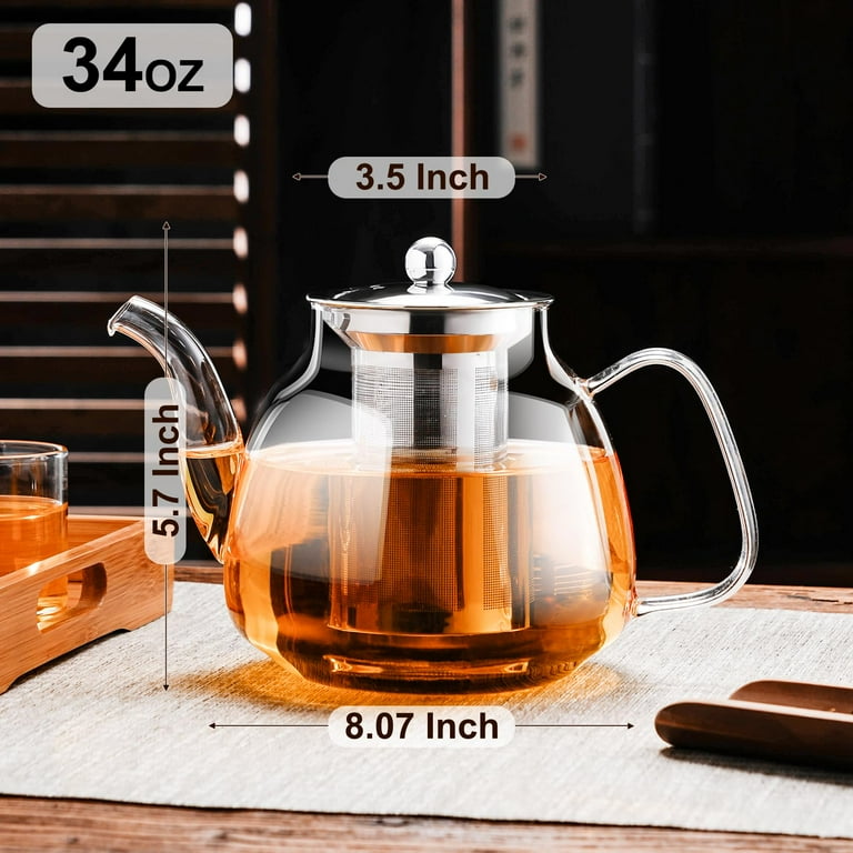 Clear tea kettle sale