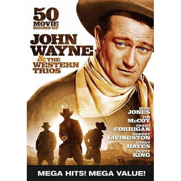 John Wayne & the Western Trios: 50 Movie Round-Up  [DIGITAL VIDEO DISC]