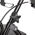 thumbnail image 6 of 4 Wheel Rollator Walker With Seat, Height Adjustable, 8 Inches Wheels, Removable Padded Backrest, Casters with Soft Grip Tires, Sturdy Rolling Walker for Seniors and Mobility Impaired, Black, 6 of 7