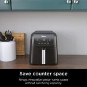Ninja Pro 4-in-1 Air Fryer, XL 6.5-Qt Basket, 4 Functions, Air Crisp Technology, Non-stick, Crisper Plate, AF180 Black