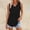 Black, variant on Spring Tops for Women Tank Top for Women Women's Short Sleeved T Shirt Print Vest 2025 Loose Casual V Neck Shirt Flowing Sleeveless Summer Top Sleeveless Top Vest for Women Green L