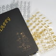 thumbnail image 3 of 10 Sheets English Letters Sticker Adhesive Ornament Numbers Decals Three-dimensional Acrylic Label Gift Computer Supply Rhinestone Numbers, 3 of 7