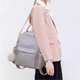 thumbnail image 5 of Backpack shoulder bag women fashionable versatile lightweight grey oxford cloth travel backpacks, 5 of 5