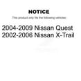 thumbnail image 2 of SIM Front Rear Semi-Metallic Brake Pads Kit for Car Nissan X-Trail Quest KSM-100375, 2 of 8