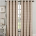 thumbnail image 5 of Greek Key Cotton Blend Extra Wide Grommet Curtain Panel Pairs, 5 of 5