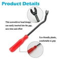 thumbnail image 4 of Graflsoa 8-Inch Car Panel Removal Tool Set with Storage Bag, Durable Manganese Steel Clip Pliers and Trim Wedges for Door Dashboards, Rivets, and Fasteners, Red/Blue Options Available, 4 of 6
