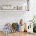 thumbnail image 4 of fsxdhpcsgfc Clear Acrylic Plate Rack For Display Placing Tableware Display Rack Small Rubber Mat for Stainless Steel Dish Strainers for Kitchen Stainless Steel Kitchen Rack Dish, 4 of 7