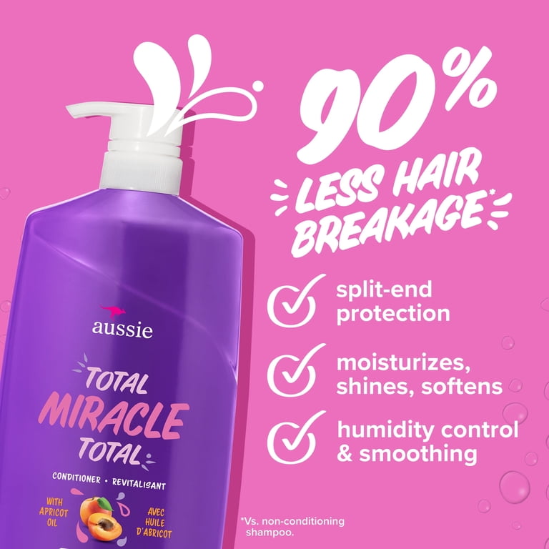 Aussie Total Miracle, Apricot & Macadamia Oil, Paraben Free