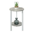 thumbnail image 5 of Convenience Concepts Graystone 24"" Plant Stand in Gray Faux Marble Wood Finish, 5 of 6
