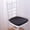 Black, variant on 2" Thick Blush/Rose Gold Chiavari Chair Pad, Memory Foam Seat Cushion with Ties and Removable Cover