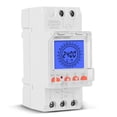 thumbnail image 2 of Riwcyla Digital LCD Display 24 Hours Electronic Time 85,265V Hours Programmable Intelligent Analog Timer Switch with 15 Mins Interval, 2 of 5