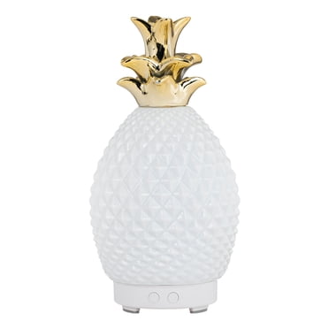 Sparoom Aloha Ceramic Pineapple Ultrasonic Aromatherapy Diffuser