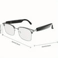 thumbnail image 3 of Smart Glasses with Auto-Tint Lenses, Touch Control, Mic, Hi-Res Audio, Wireless, Rechargeable, Anti-Blue Light for Office Outdoor Sports Driving Music & Calls, 3 of 15
