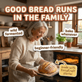 thumbnail image 7 of Sourdough Starter Culture – Dehydrated Wild Dry Yeast for Baking Homemade Artisan Bread – Organic, Non-GMO, Fresh, Long-Lasting & Beginner-Friendly (5 Grams), 7 of 7