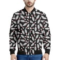 thumbnail image 4 of Chaquetas con gráficos de bolos casuales, tendencia de moda, chaqueta bomber de manga larga con estampado 3D, sudaderas, ropa de calle holgada, abrigo Harajuku, 4 of 5