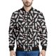 thumbnail image 4 of Chaquetas con gráficos de bolos casuales, tendencia de moda, chaqueta bomber de manga larga con estampado 3D, sudaderas, ropa de calle holgada, abrigo Harajuku, 4 of 5