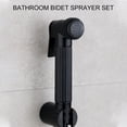 thumbnail image 4 of Handheld Bidet Sprayer Kit, Stainless Steel 2M Spring Hose Bathroom Bidet Sprayer Set  for Cloth, 4 of 8