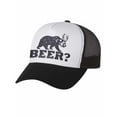 thumbnail image 2 of Tstars - Deer Beer Bear - Funny Vintage Style Retro Trucker Hat Mesh Cap One Size black/white, 2 of 3