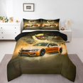 thumbnail image 1 of Erosebridal Racing Car Comforter Sets Queen Size,Extreme Sports Bedding Queen Comforter Set,Gradient Bedroom Decor,Reversible,Ultra Soft,3 Pieces, 1 of 7