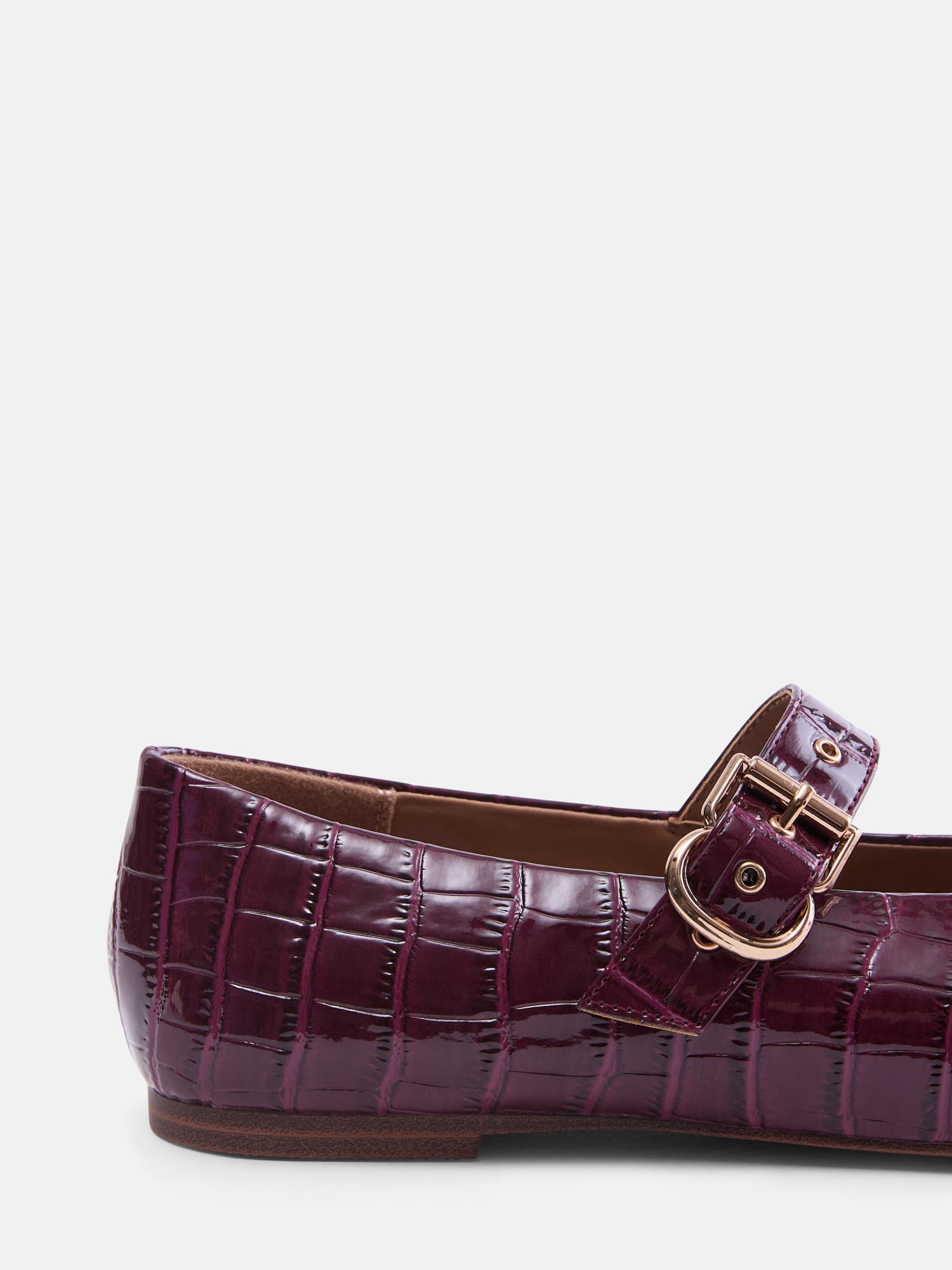 Free Assembly Women's Croco Mary Jane Flats