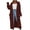 Coffee, variant on Long Cardigan Sweater Womens Open Front Long Sleeve Chunky Cable Knit Duster Outerwear Maxi Casual Jacket Coats (Small, Gray)