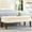 Cream, variant on Storage Bench In Velvet - Provides Comfort And Organization Solid Wood Frame 48”l X 18”w 18.5”h Cream, Tone With Tufting Comfortable Functional Wooden Structure