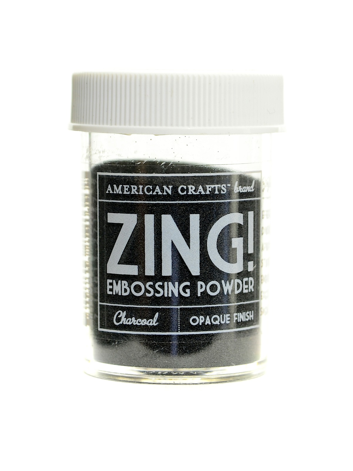 Zing! Embossing Powder charcoal (pack of 6)