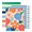 Multicolor Flower and Stripes, variant on Back to School 2 Pocket Folders Portfolio Set 3 Laminated Fun Fruit Patterns