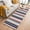 Red, variant on 2'x6' Rug Runners for Hallways Kitchen, Blue Red Striped Non Slip Entryway Beside Floor Carpet Runner, Modern Stripes Art Farmhouse Washable Laundry Room Bedroom Throw Rugs Mat for Family Pet