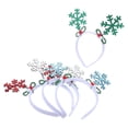thumbnail image 1 of unbranded Xmas Crown Winter Headband Assorted Color Felt Abs Paper Party Accessory For New Year Celebration 4Pcs, 1 of 8