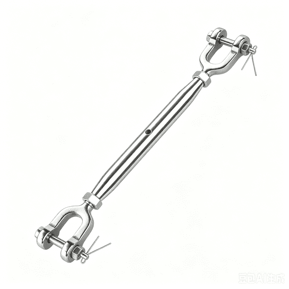 Tootaci 1/2 Inch M12 Stainless Steel Turnbuckle, 4400lbs Jaw and Jaw Cable Wire Tensioner Closed Body, for Zipline, Shade Sails, Clotheslines 1Pack